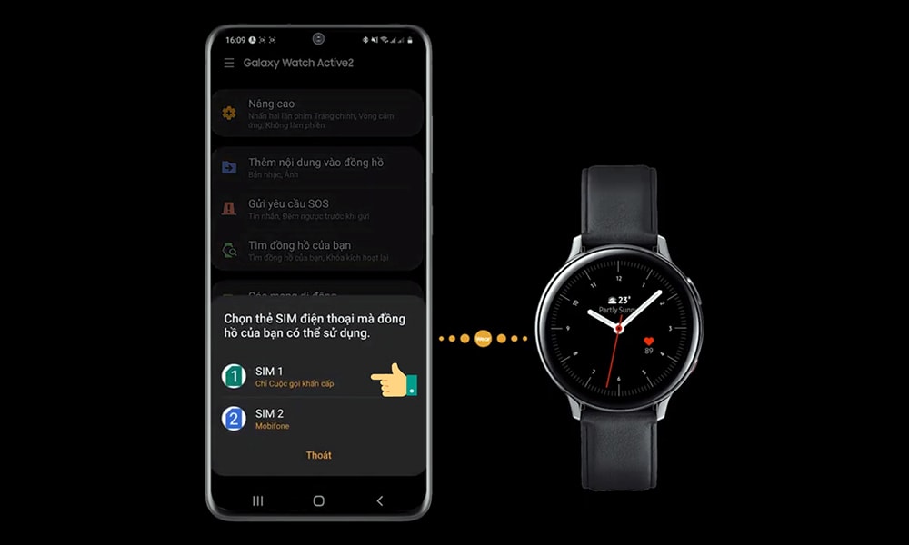 Samsung Galaxy Watch Active 2 LTE Vỏ thép 44mm, có trả góp